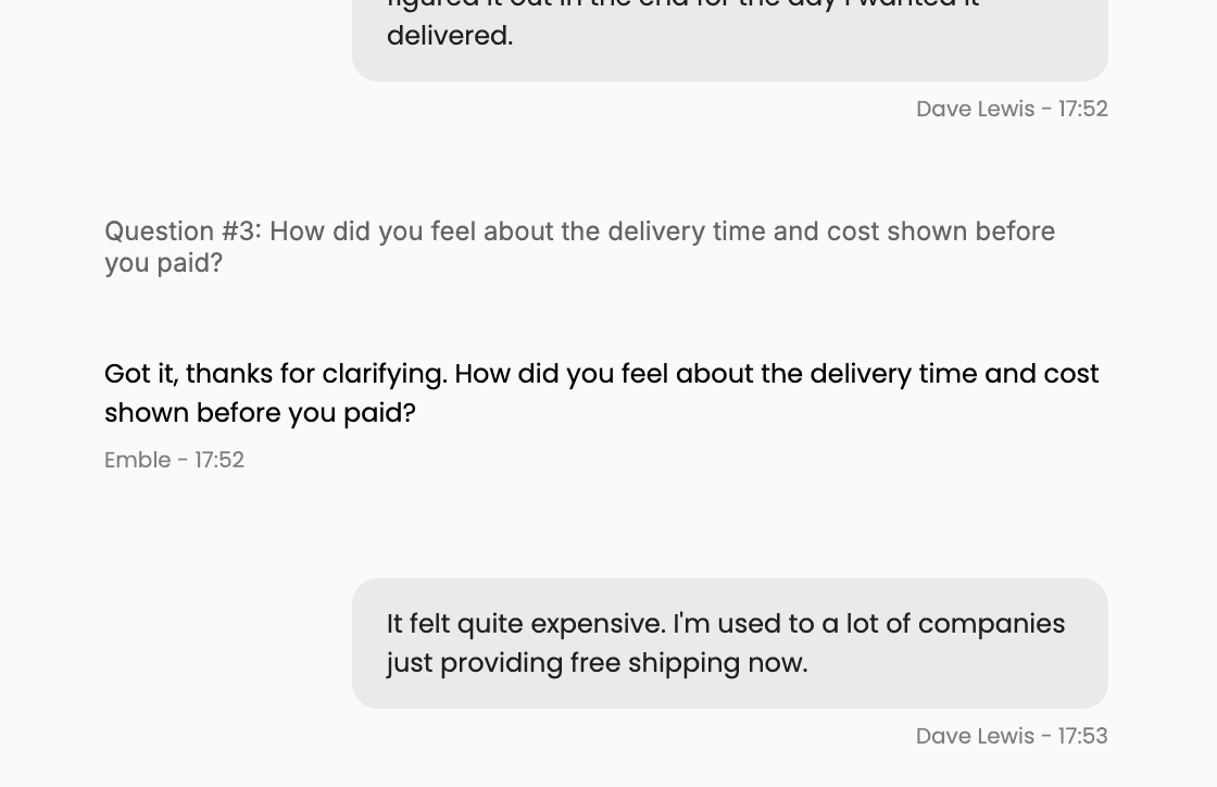 Review full results immediately