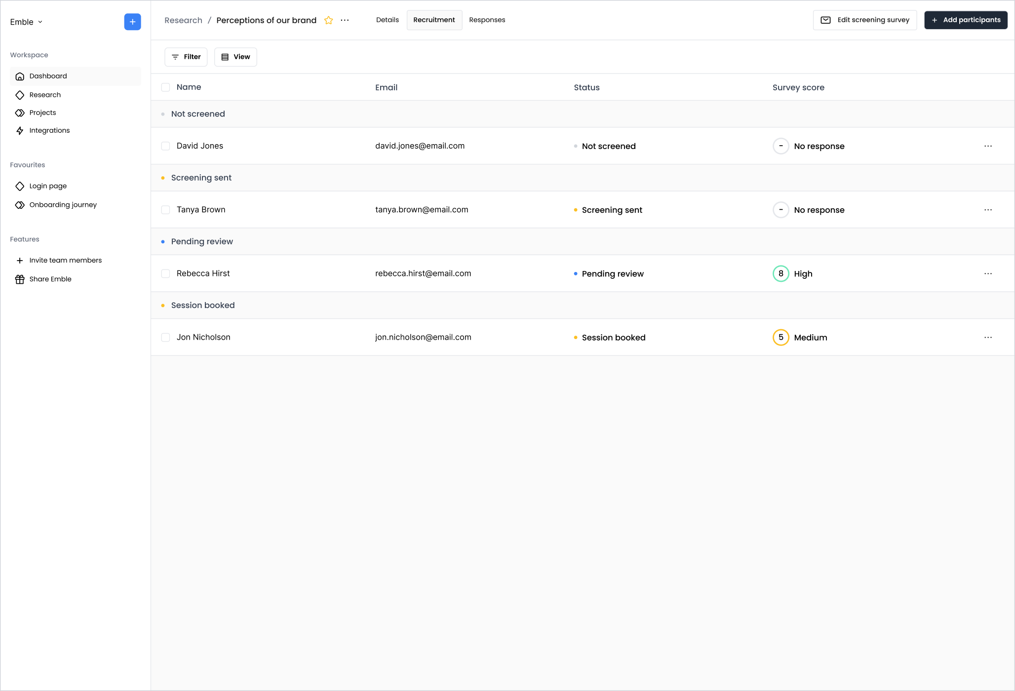 Emble product preview